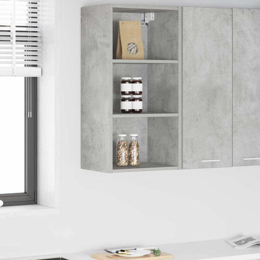 vidaXL Κρεμαστό ντουλάπι Σκυρόδεμα Γκρι 40 x 29,5 x 80 εκ.