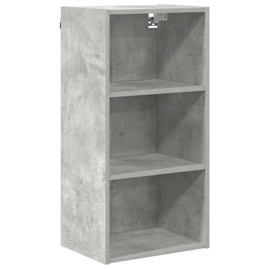 vidaXL Κρεμαστό ντουλάπι Σκυρόδεμα Γκρι 40 x 29,5 x 80 εκ.