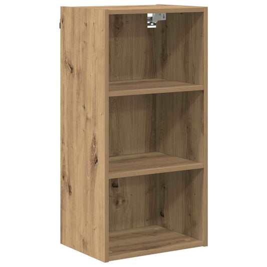 vidaXL Κρεμαστό ντουλάπι με αποθήκευση Artisan Oak 40 x 29,5 x 80 εκ.