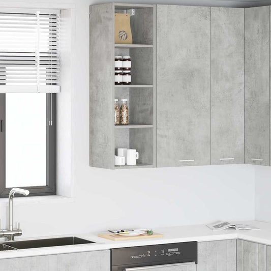 vidaXL Κρεμαστό ντουλάπι Σκυρόδεμα Γκρι 30 x 29,5 x 100 εκ.