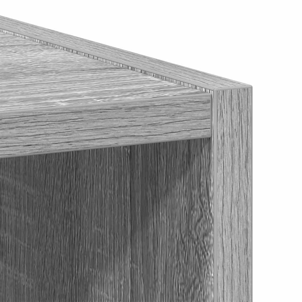 vidaXL Κρεμαστό ντουλάπι Riga Γκρίζο Σονομα 30 x 29,5 x 100 εκ.