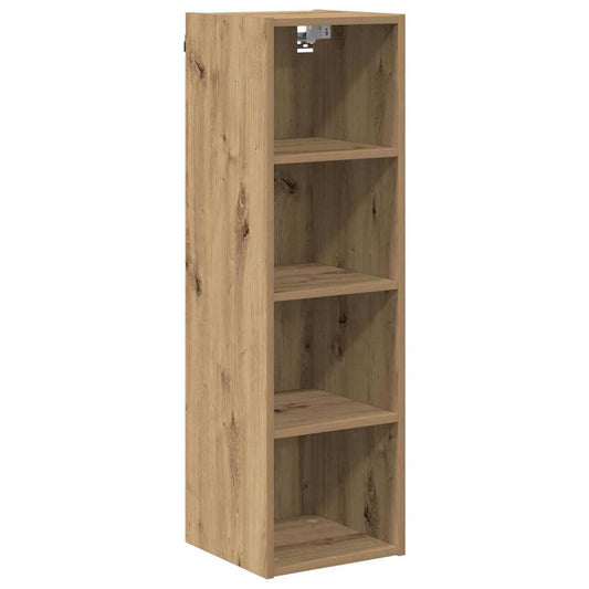vidaXL Κρεμαστό ντουλάπι με αποθήκευση Artisan Oak 30 x 29,5 x 100 εκ.