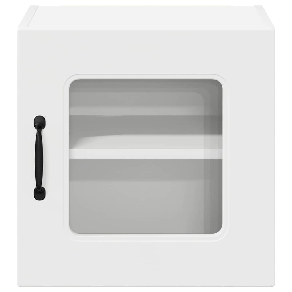 vidaXL Κρεμαστό ντουλάπι κουζίνας με ράφι 2 pcs Λευκό 40 x 31 x 40 εκ.