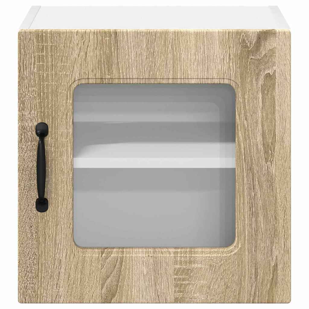 vidaXL Κρεμαστό ντουλάπι κουζίνας με ράφι Δρύς Sonoma 40 x 31 x 40 εκ.