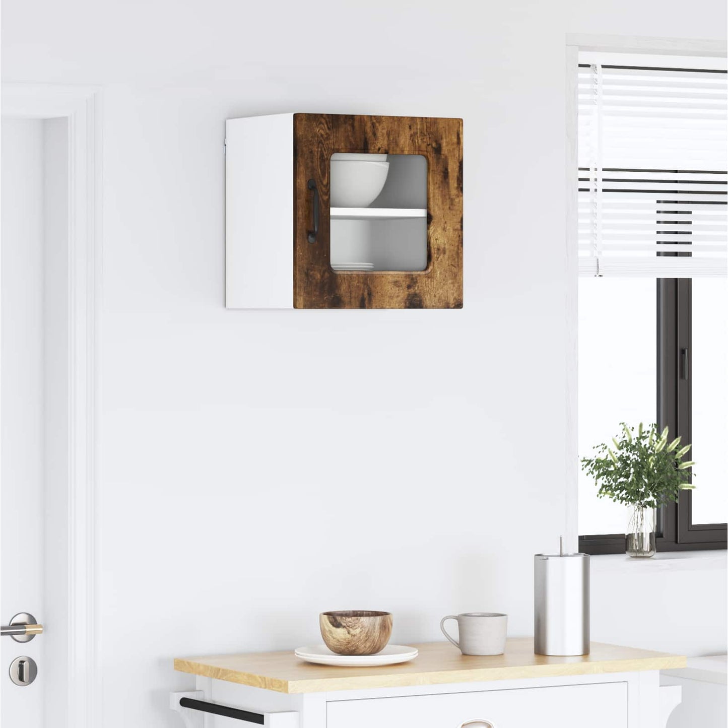 vidaXL Ντουλάπα Κουζίνας Kalmar Καπνιστό Δρύς 40 x 31 x 40 εκ.