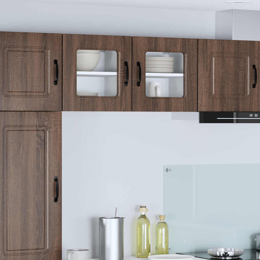 vidaXL Πάνελ πλυντηρίου πιάτων Kalmar Καφέ δρυς 40 x 31 x 40 εκ.