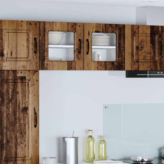 vidaXL Πάνελ πλυντηρίου πιάτων Kalmar Παλιό ξύλο 40 x 31 x 40 εκ.
