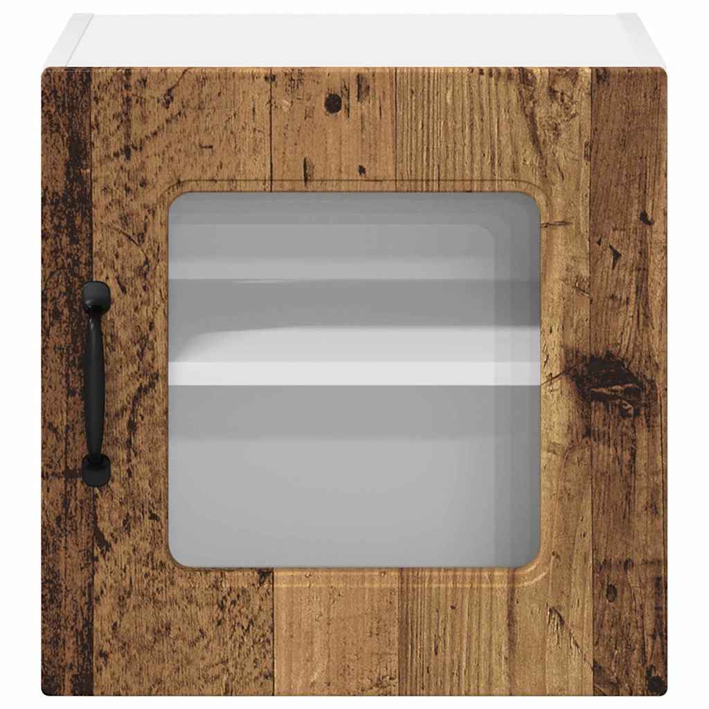 vidaXL Κρεμαστό ντουλάπι κουζίνας με ράφι Παλιό Ξύλο 40 x 31 x 40 εκ.