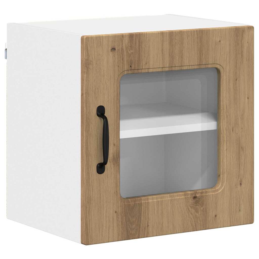 vidaXL Κρεμαστό ντουλάπι κουζίνας με ράφι Artisan Oak 40 x 31 x 40 εκ.