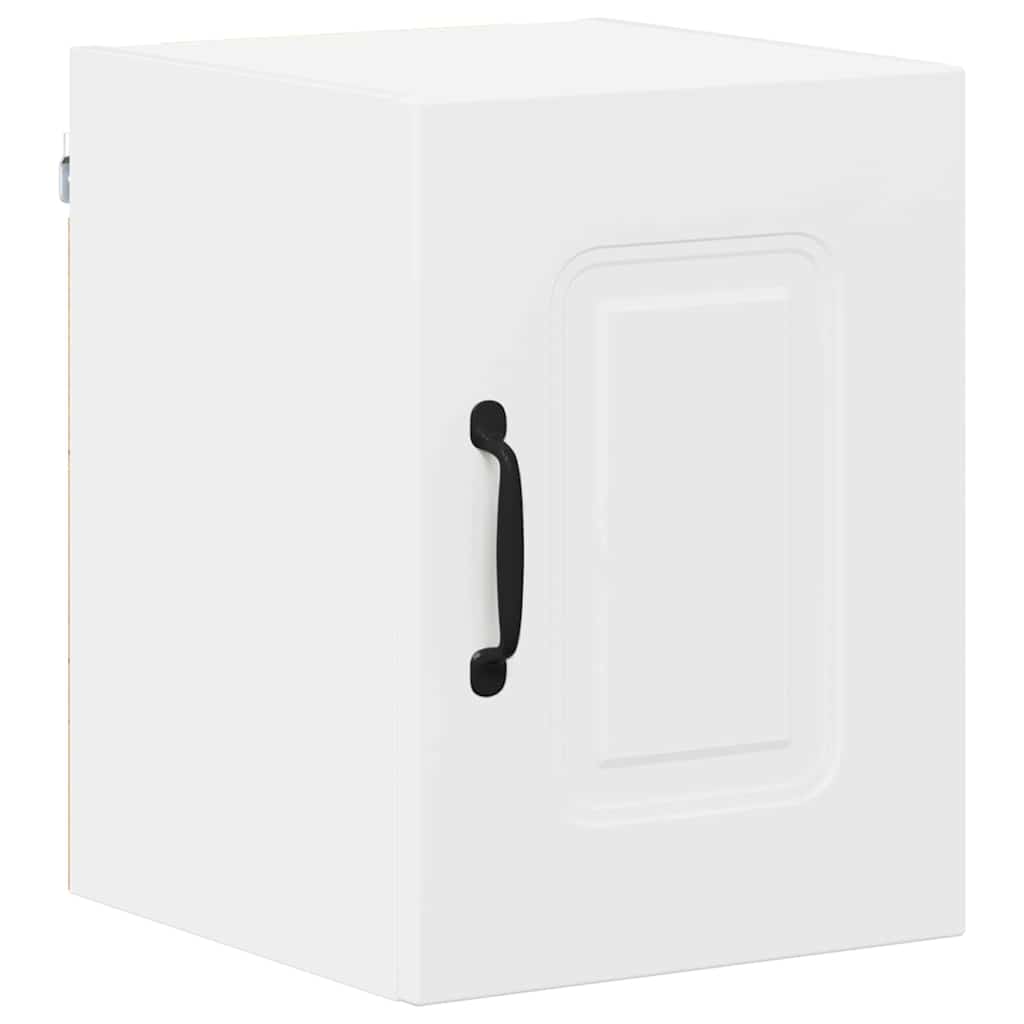 vidaXL Κρεμαστό ντουλάπι κουζίνας με ράφι 2 pcs Λευκό 30 x 31 x 40 εκ.