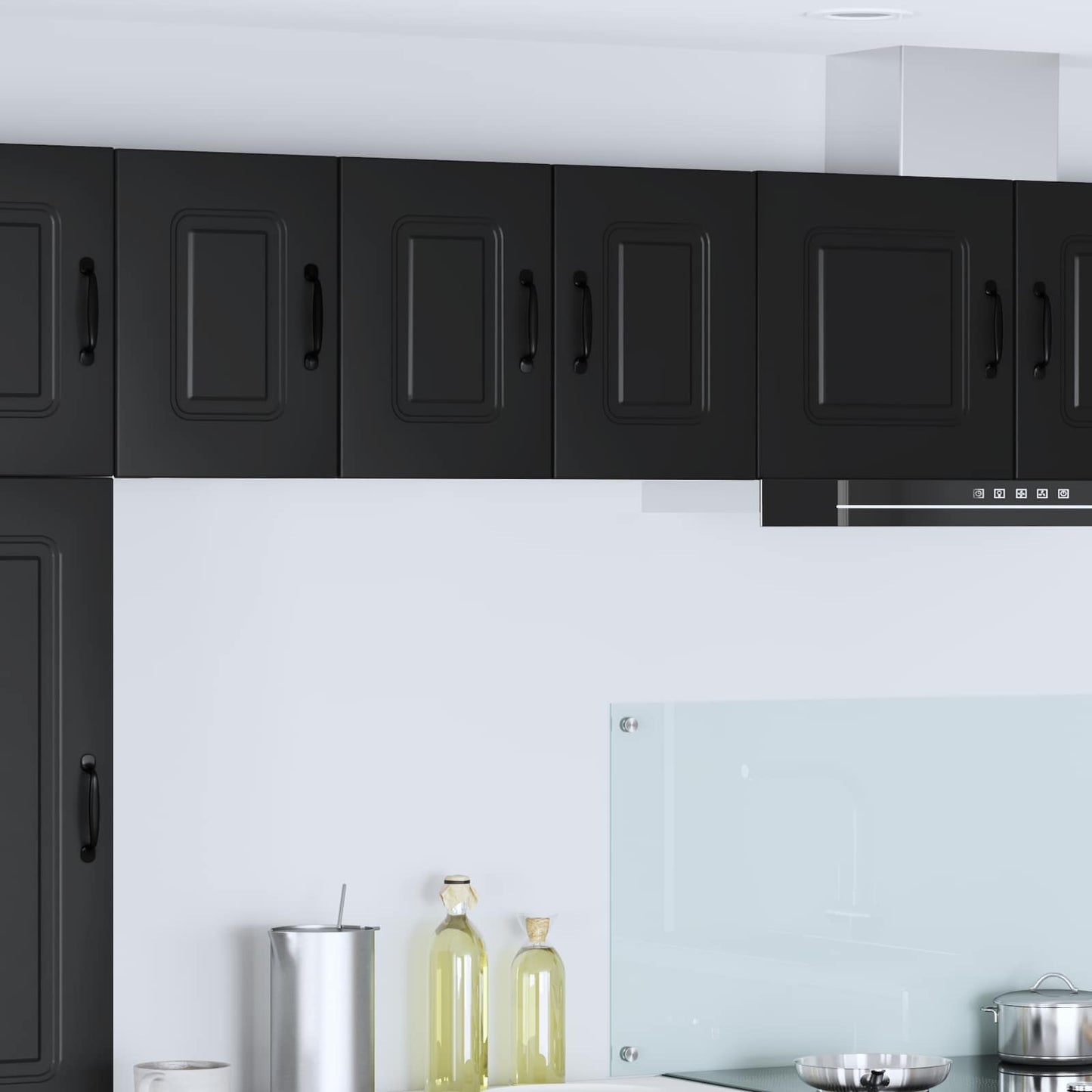 vidaXL Πάνελ πλυντηρίου πιάτων Kalmar Μαύρο 30 x 31 x 40 εκ.