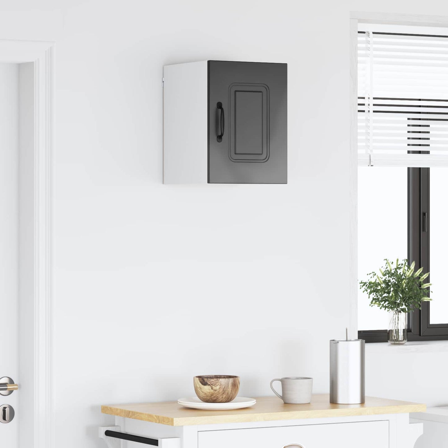 vidaXL Πάνελ πλυντηρίου πιάτων Kalmar Μαύρο 30 x 31 x 40 εκ.