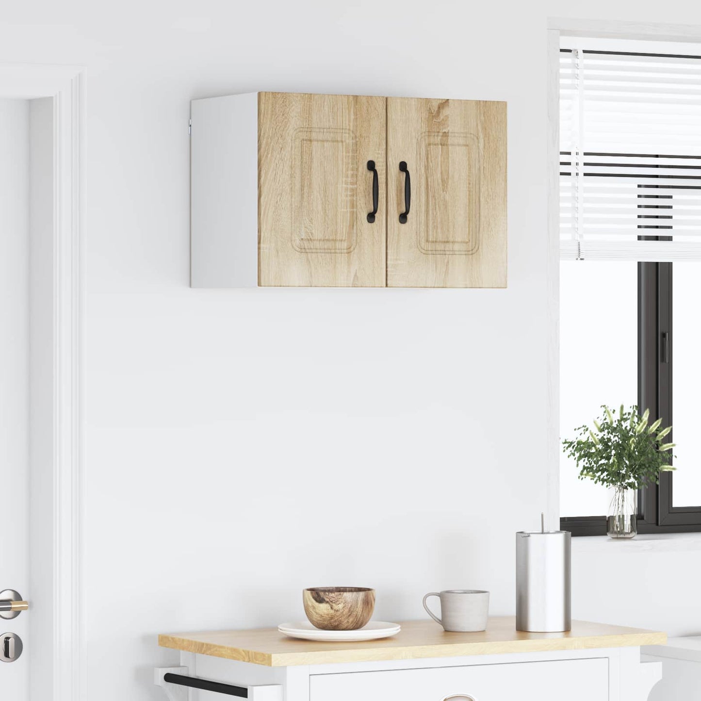 vidaXL Πάνελ πλυντηρίου πιάτων με αποθήκευση Kalmar 2 pcs Δρύς Sonoma