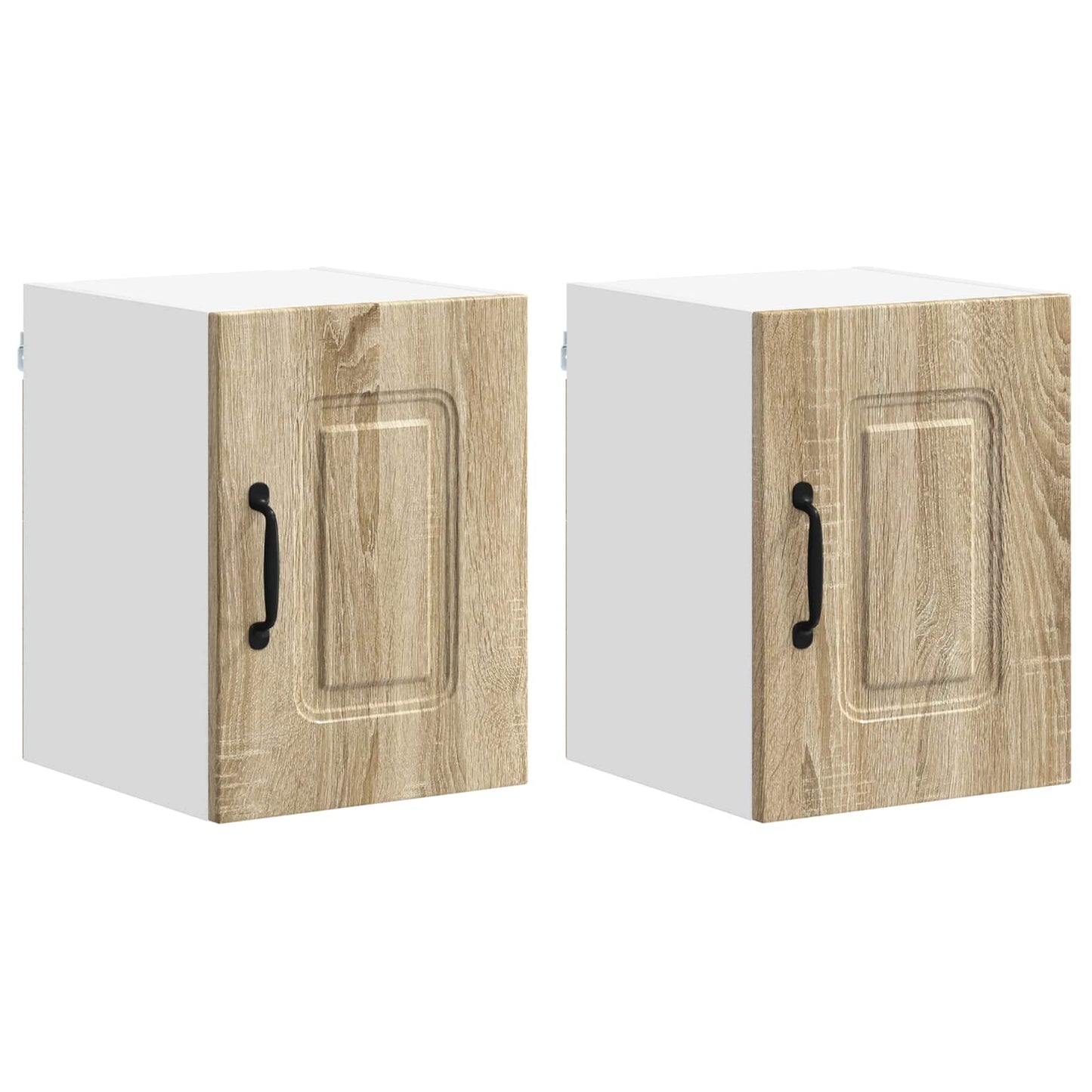vidaXL Πάνελ πλυντηρίου πιάτων με αποθήκευση Kalmar 2 pcs Δρύς Sonoma