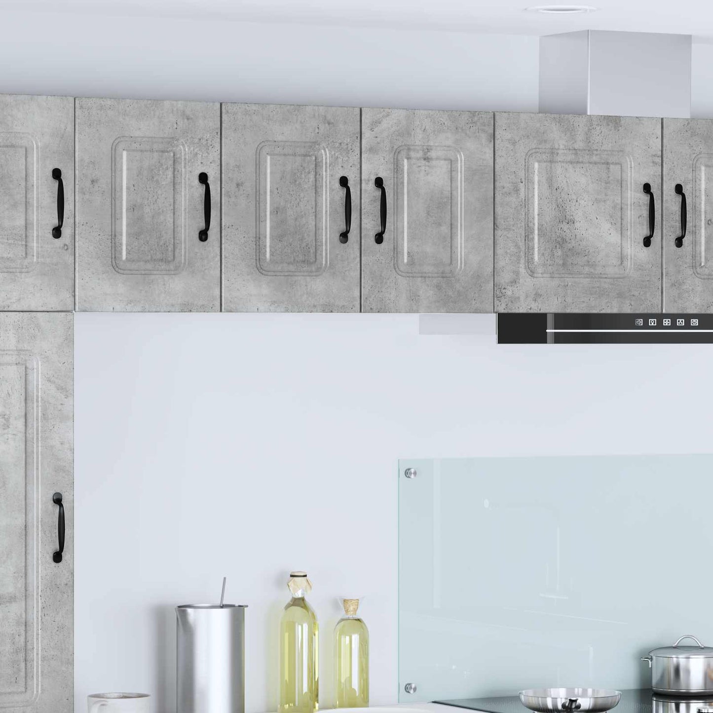 vidaXL Πάνελ πλυντηρίου πιάτων Kalmar Σκυρόδεμα Γκρι 30 x 31 x 40 εκ.