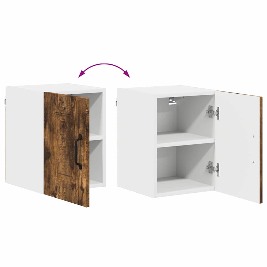 vidaXL Κρεμαστό ντουλάπι κουζίνας Καπνιστό Δρύς 30 x 31 x 40 εκ.