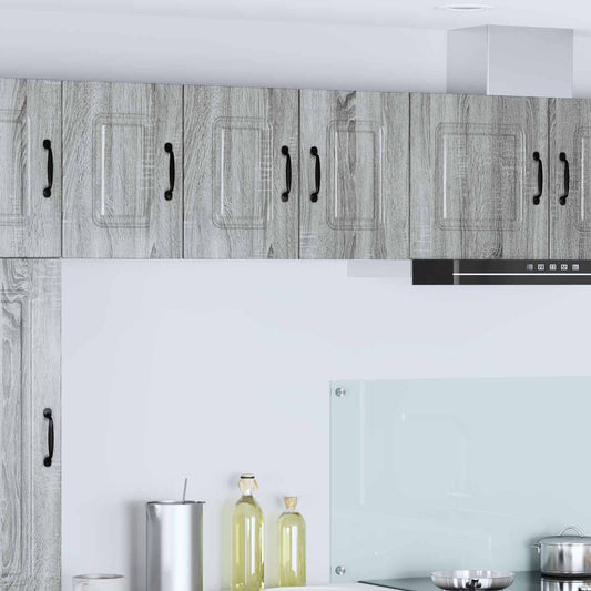 vidaXL Πάνελ πλυντηρίου πιάτων Kalmar 2 pcs Γκρίζο Σονομα
