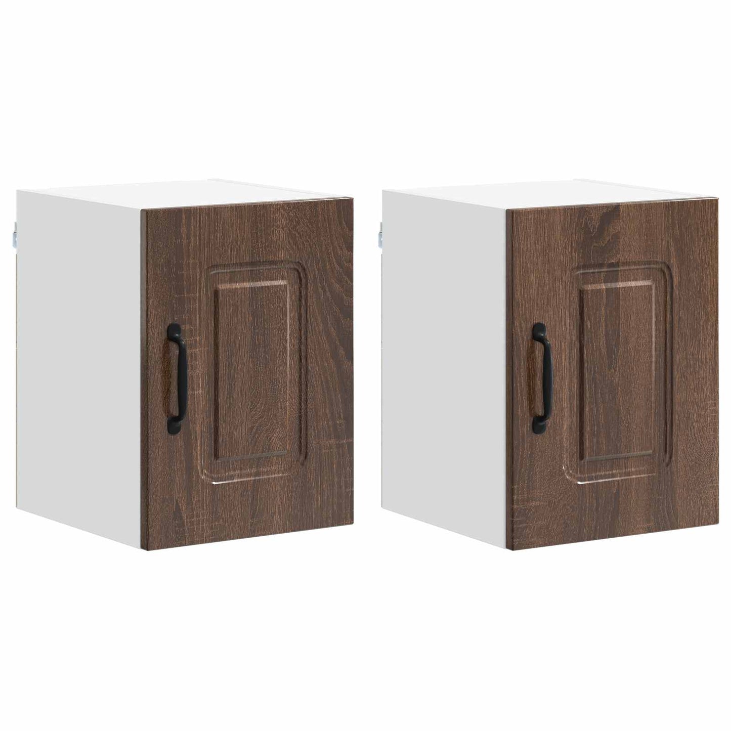vidaXL Πάνελ πλυντηρίου πιάτων Kalmar 2 pcs Καφέ δρυς 30 x 31 x 40 εκ.