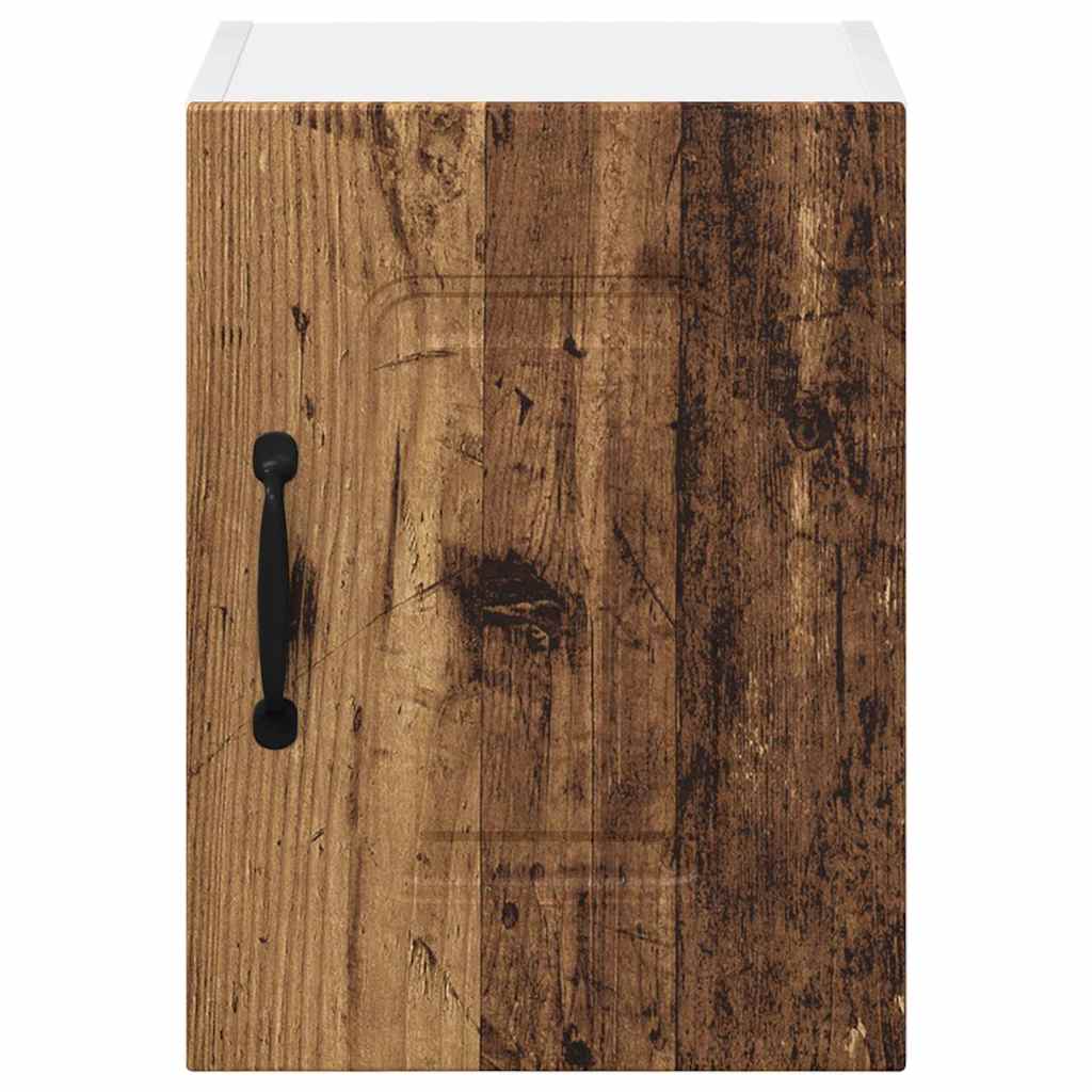 vidaXL Κρεμαστό ντουλάπι κουζίνας με ράφι Παλιό Ξύλο 30 x 31 x 40 εκ.