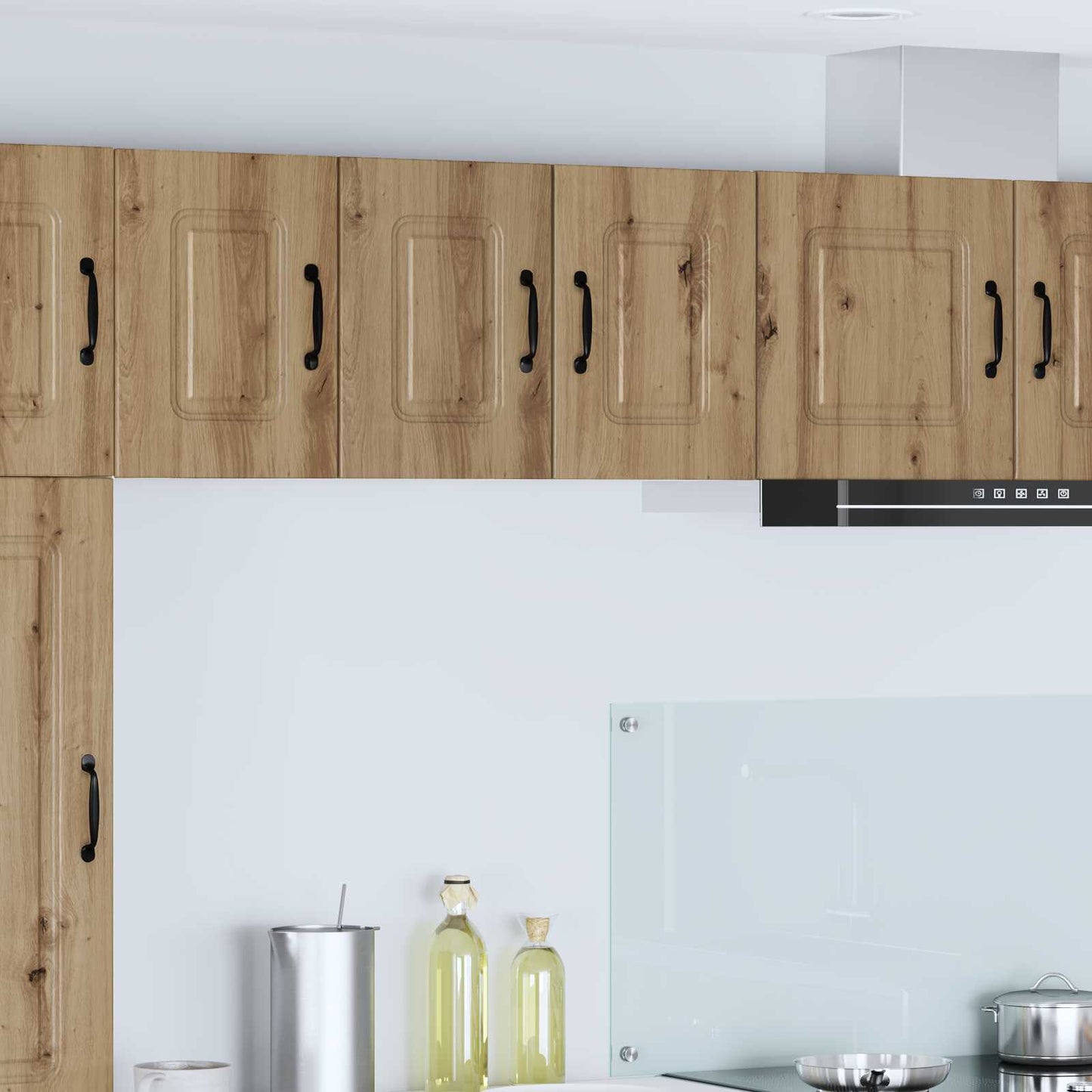 vidaXL Πάνελ πλυντηρίου πιάτων με αποθήκευση Kalmar 2 pcs Artisan Oak