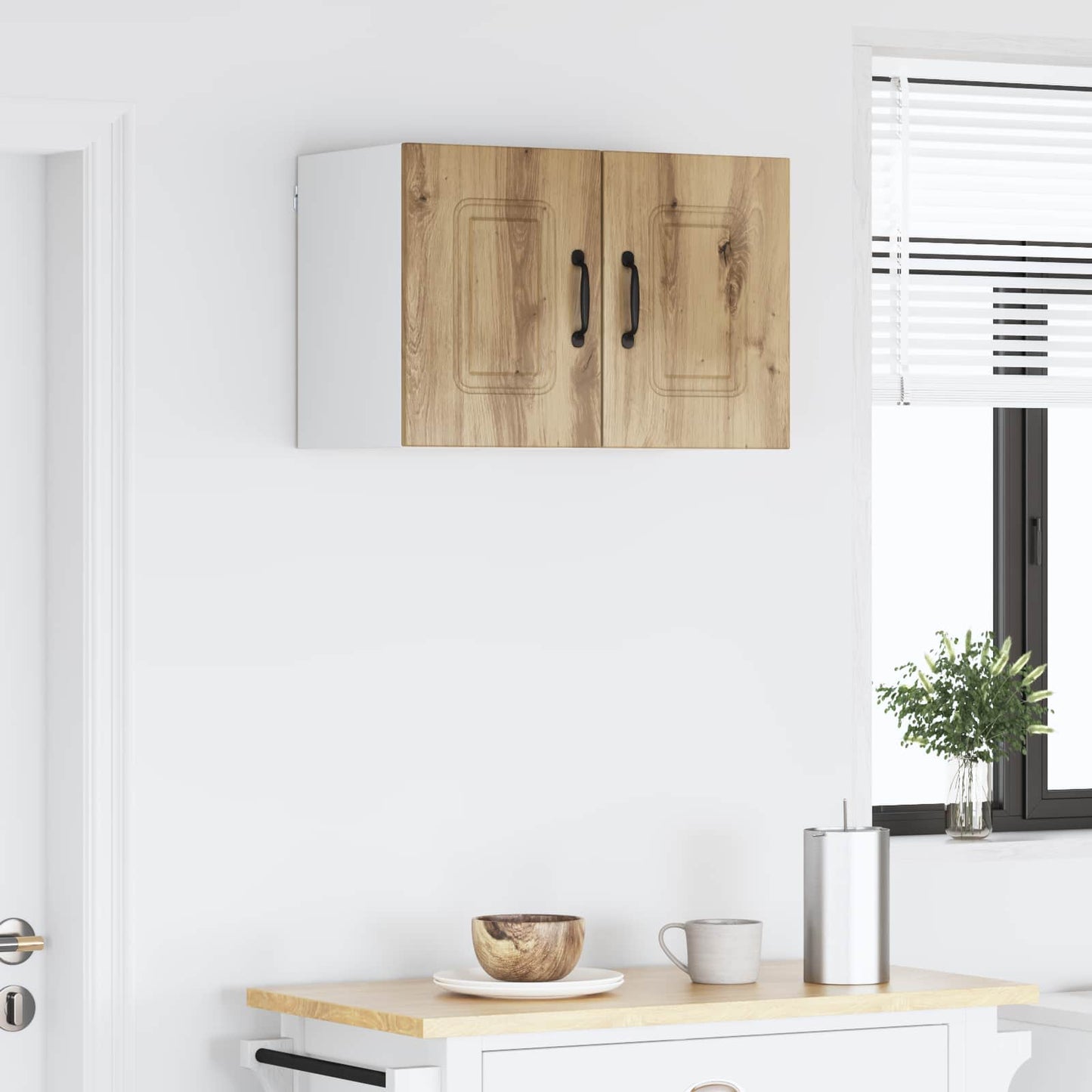 vidaXL Πάνελ πλυντηρίου πιάτων με αποθήκευση Kalmar 2 pcs Artisan Oak