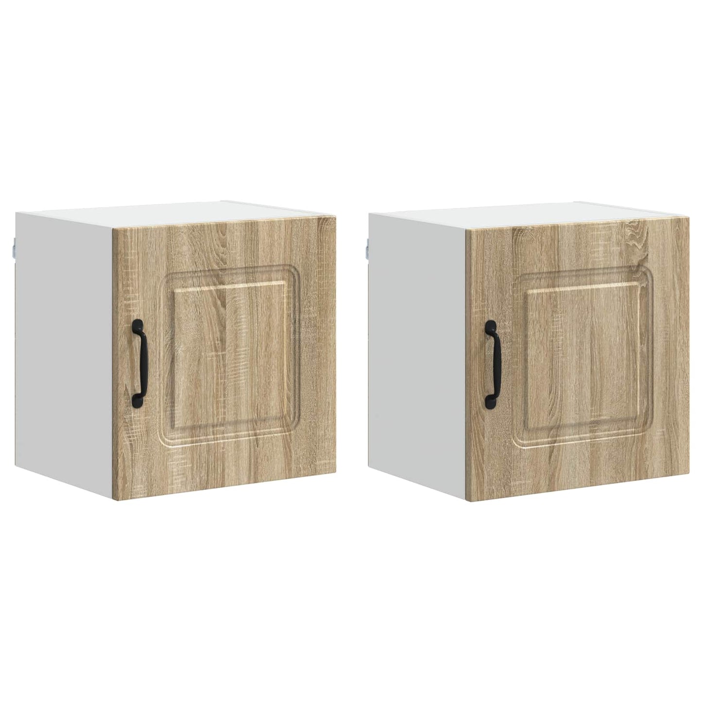vidaXL Κρεμαστό ντουλάπι κουζίνας 2 pcs Δρύς Sonoma 40 x 31 x 40 εκ.
