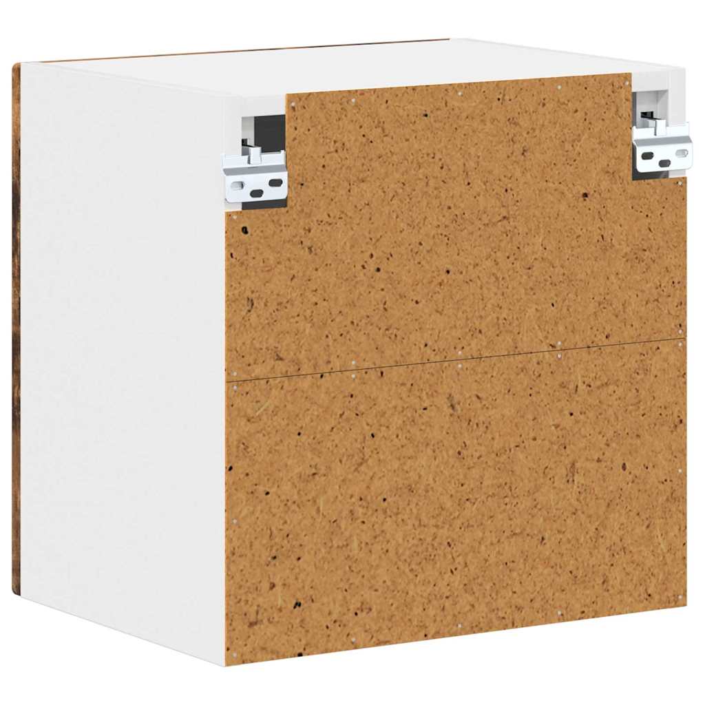 vidaXL Κρεμαστό ντουλάπι κουζίνας Καπνιστό Δρύς 40 x 31 x 40 εκ.