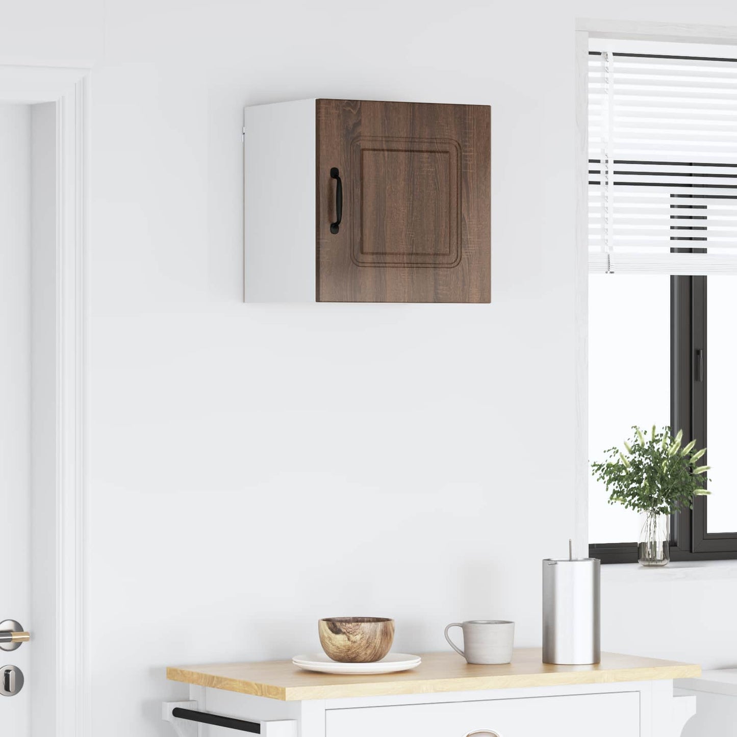 vidaXL Πάνελ πλυντηρίου πιάτων Kalmar Καφέ δρυς 40 x 31 x 40 εκ.
