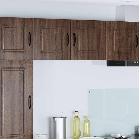 vidaXL Πάνελ πλυντηρίου πιάτων Kalmar 2 pcs Καφέ δρυς 40 x 31 x 40 εκ.