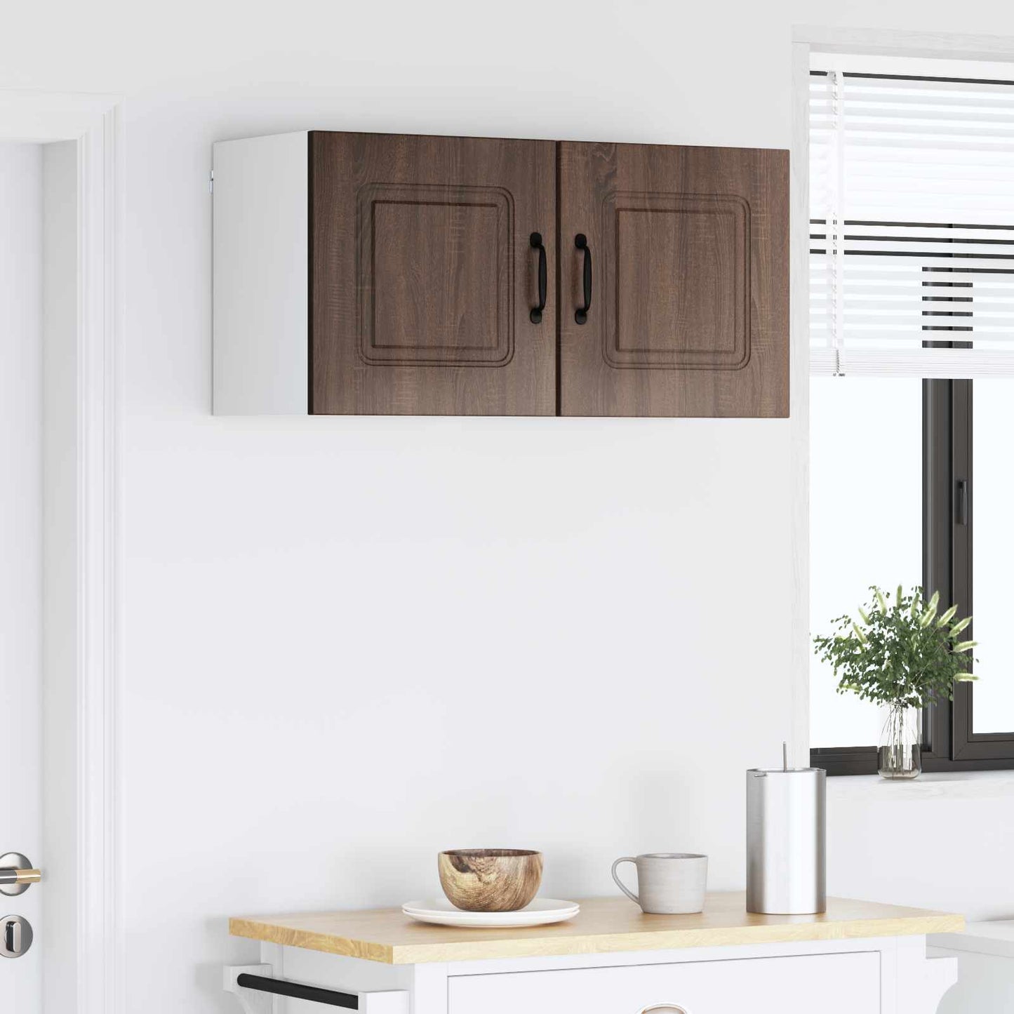 vidaXL Πάνελ πλυντηρίου πιάτων Kalmar 2 pcs Καφέ δρυς 40 x 31 x 40 εκ.