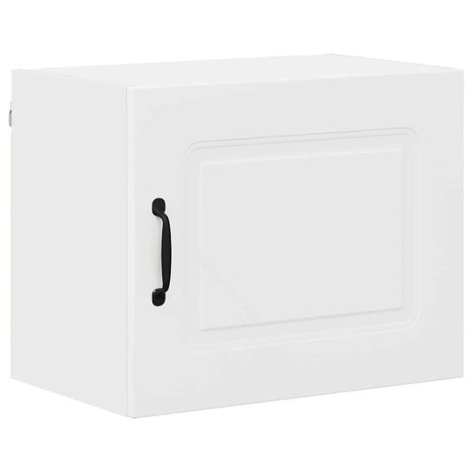 vidaXL Κρεμαστό ντουλάπι κουζίνας με ράφι Λευκό 50 x 31 x 40 εκ.