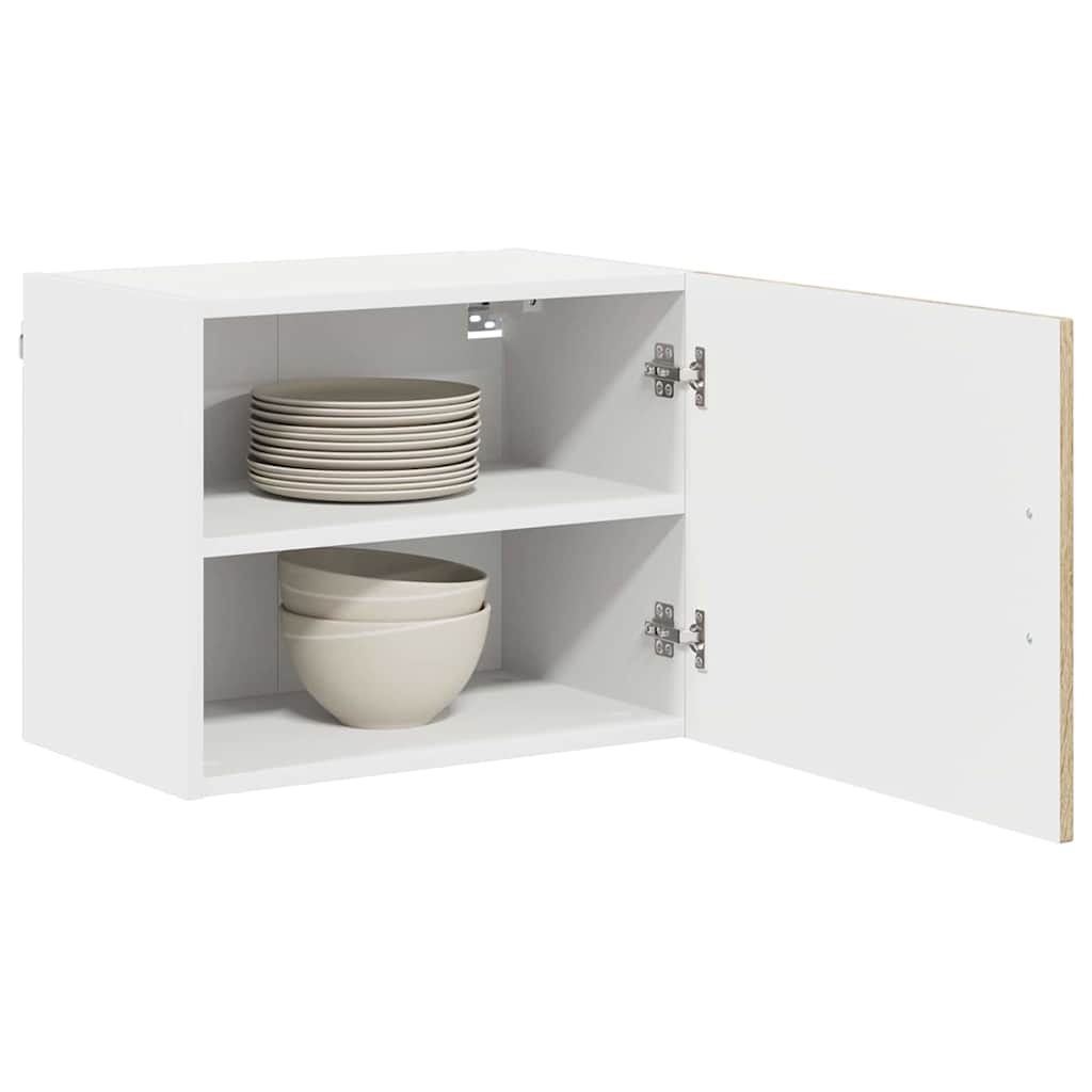 vidaXL Κρεμαστό ντουλάπι κουζίνας 2 pcs Δρύς Sonoma 50 x 31 x 40 εκ.