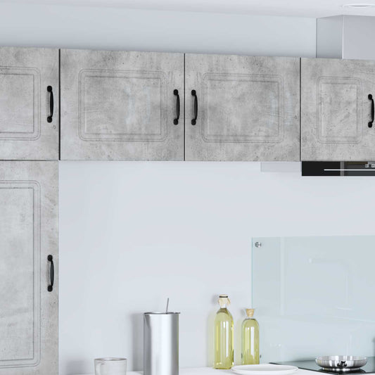 vidaXL Πάνελ πλυντηρίου πιάτων Kalmar 2 pcs Σκυρόδεμα Γκρι
