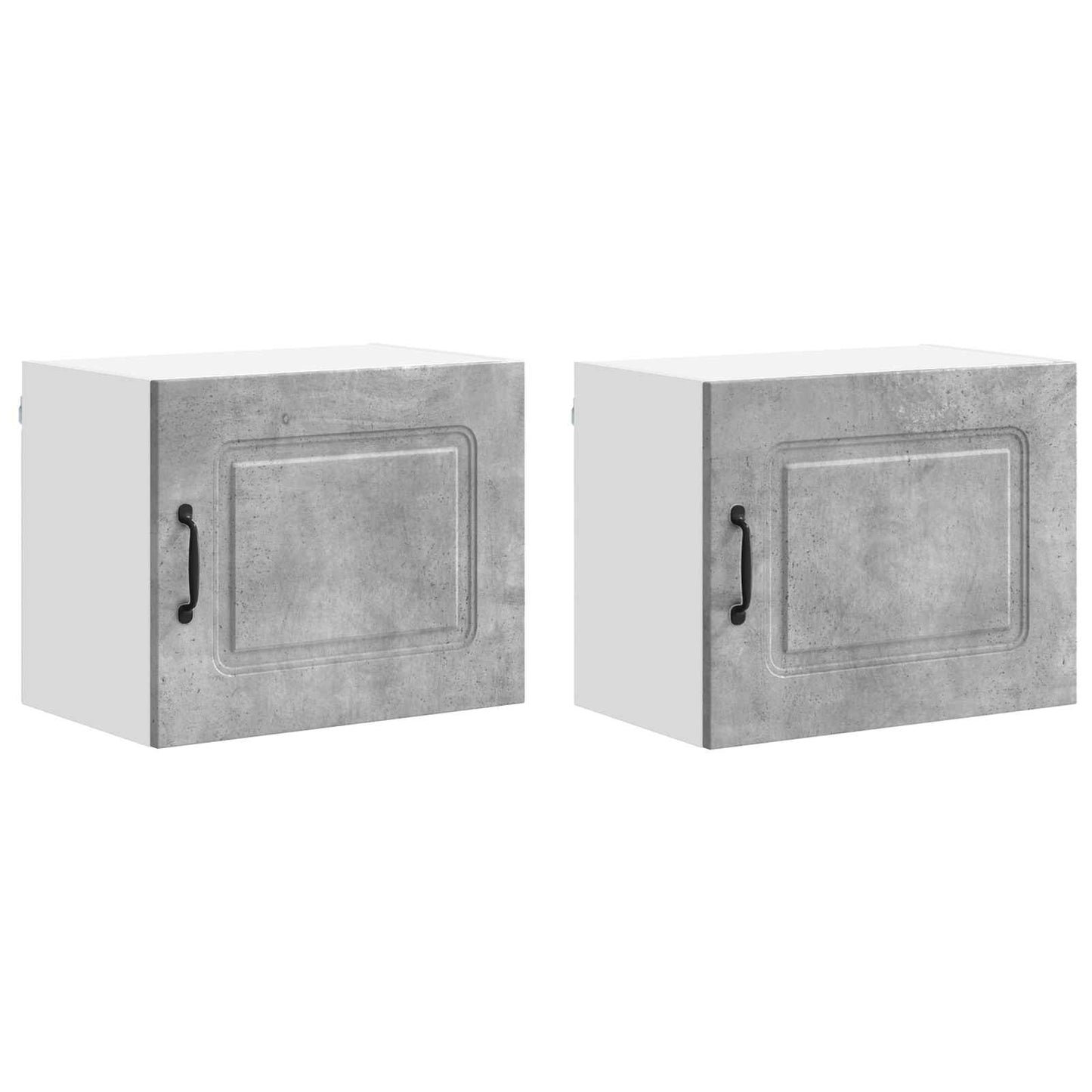 vidaXL Πάνελ πλυντηρίου πιάτων Kalmar 2 pcs Σκυρόδεμα Γκρι