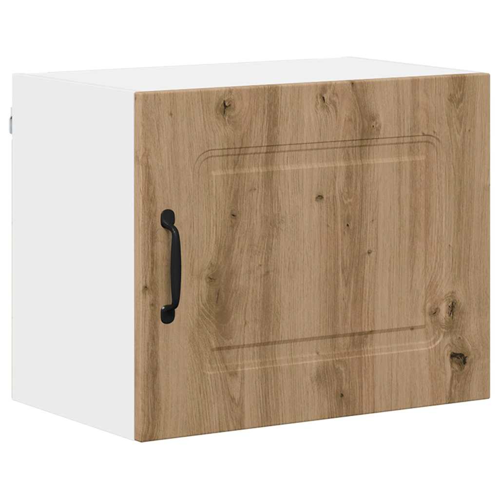 vidaXL Κρεμαστό ντουλάπι κουζίνας με ράφι Artisan Oak 50 x 31 x 40 εκ.