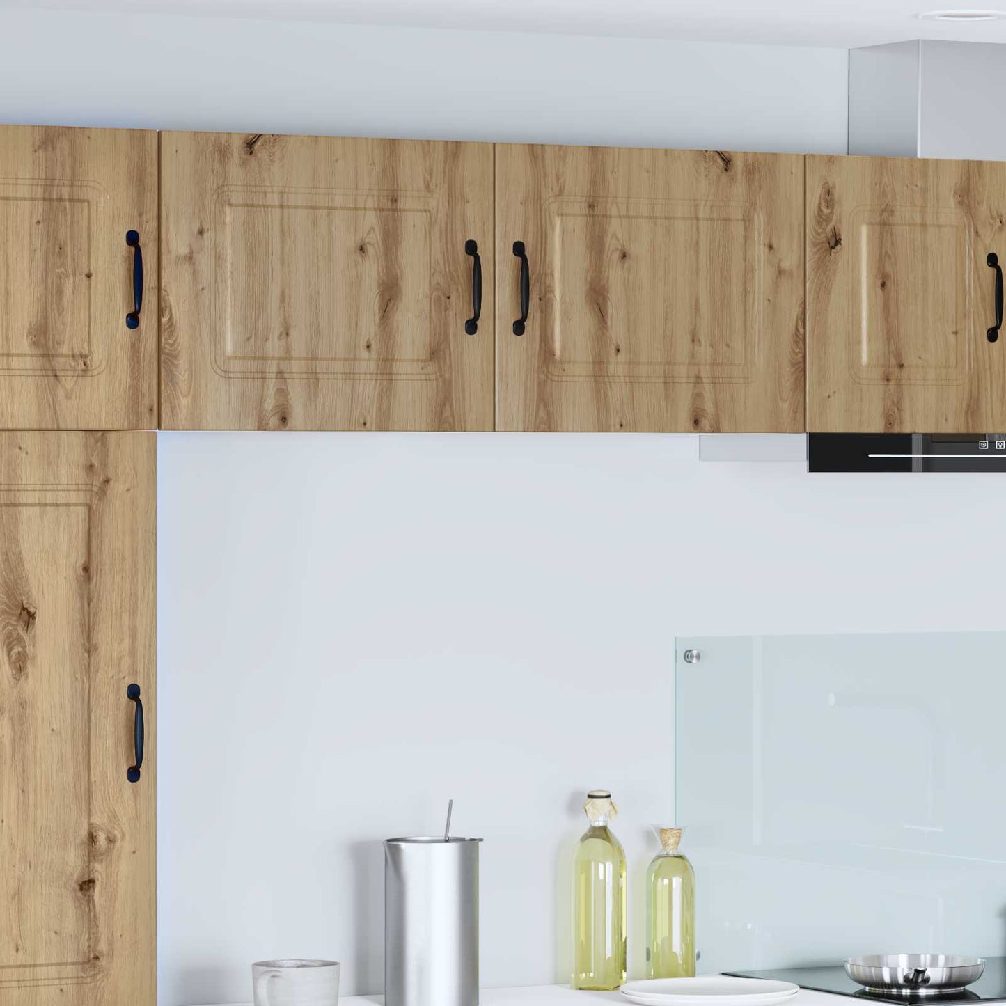 vidaXL Πάνελ πλυντηρίου πιάτων με αποθήκευση Kalmar 2 pcs Artisan Oak