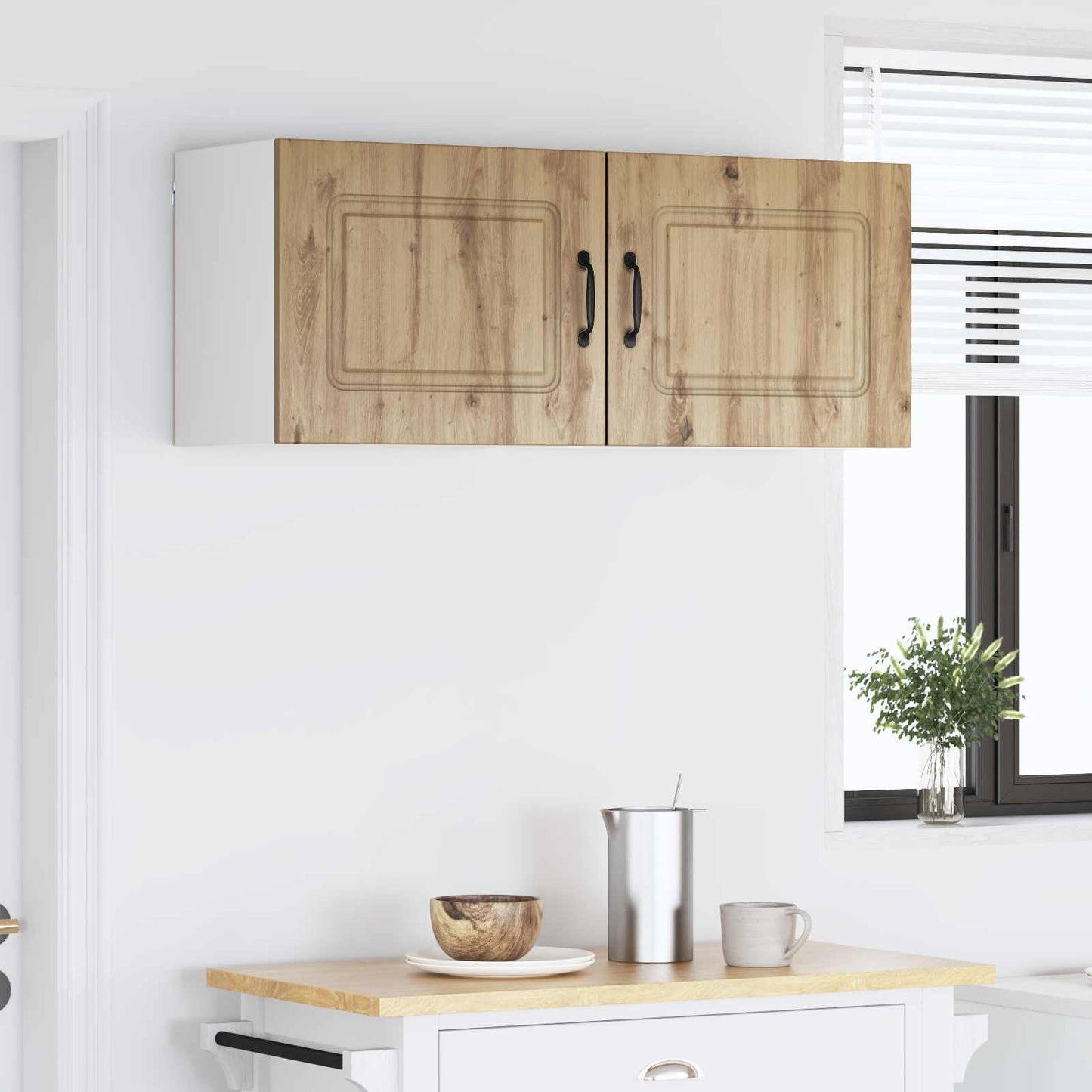 vidaXL Πάνελ πλυντηρίου πιάτων με αποθήκευση Kalmar 2 pcs Artisan Oak
