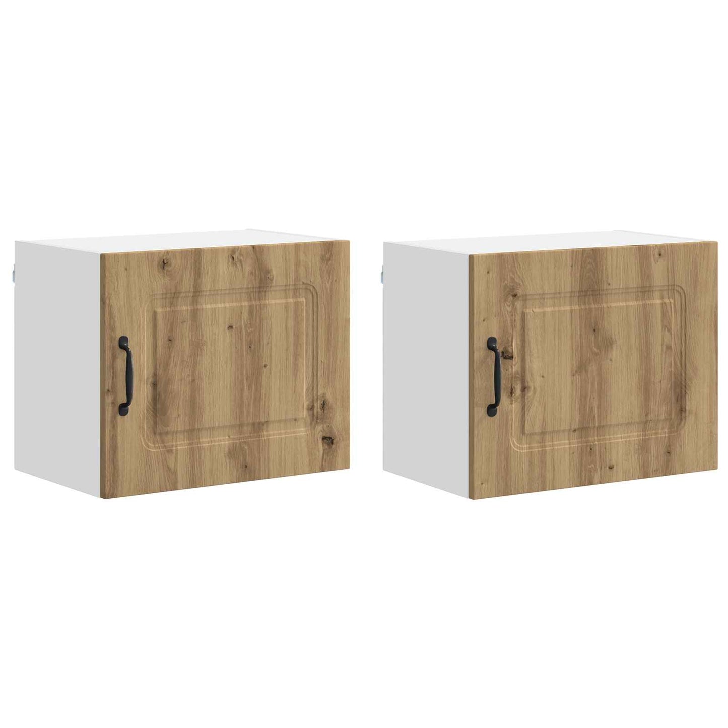 vidaXL Πάνελ πλυντηρίου πιάτων με αποθήκευση Kalmar 2 pcs Artisan Oak