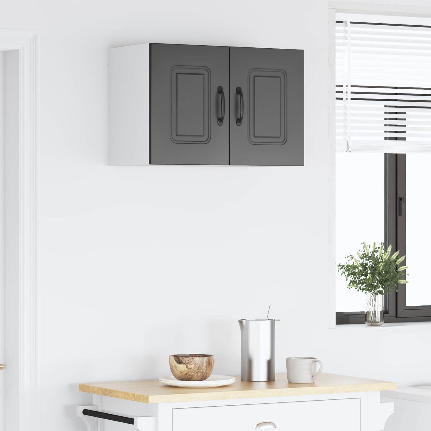 vidaXL Πάνελ πλυντηρίου πιάτων Kalmar Μαύρο 60 x 31 x 40 εκ