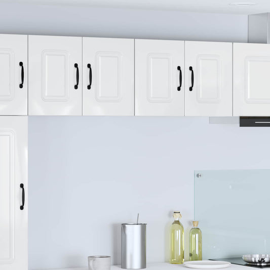 vidaXL Πάνελ πλυντηρίου πιάτων Kalmar Υψηλής γυαλάδας λευκό