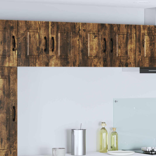 vidaXL Πάνελ πλυντηρίου πιάτων Kalmar Καπνιστό Δρύς 60 x 31 x 40 εκ