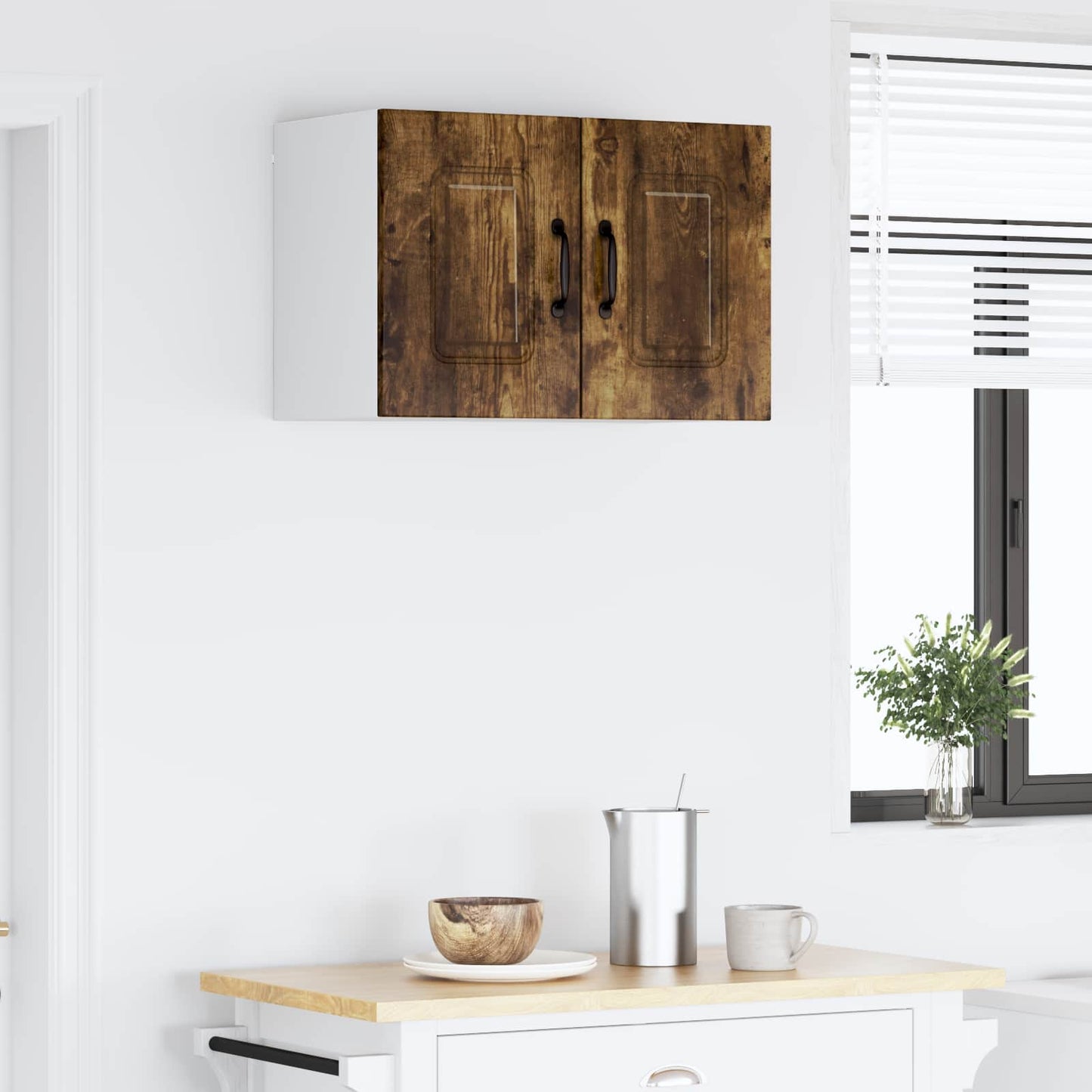 vidaXL Πάνελ πλυντηρίου πιάτων Kalmar Καπνιστό Δρύς 60 x 31 x 40 εκ