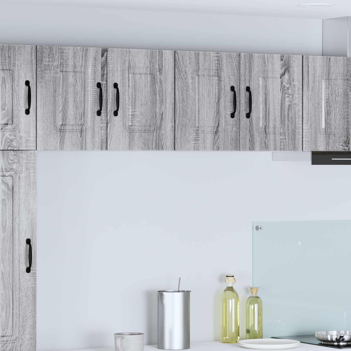 vidaXL Πάνελ πλυντηρίου πιάτων Kalmar Γκρίζο Σονομα 60 x 31 x 40 εκ