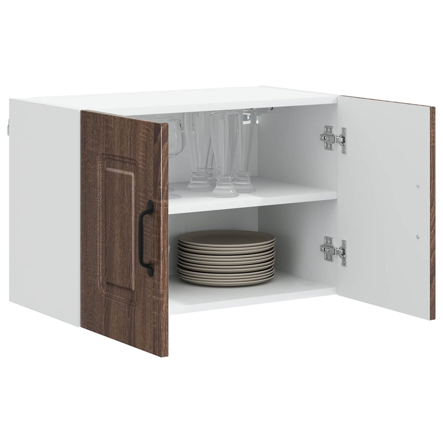 vidaXL Πάνελ πλυντηρίου πιάτων Kalmar Καφέ δρυς 60 x 31 x 40 εκ