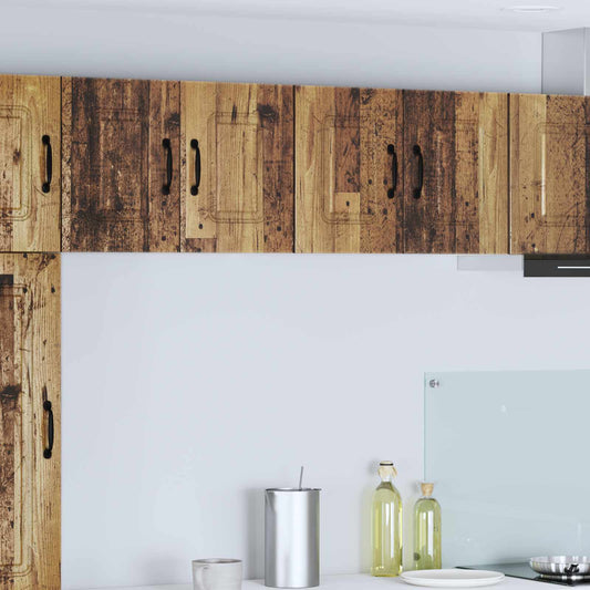 vidaXL Πάνελ πλυντηρίου πιάτων Kalmar 2 pcs Παλιό ξύλο 60 x 31 x 40 εκ