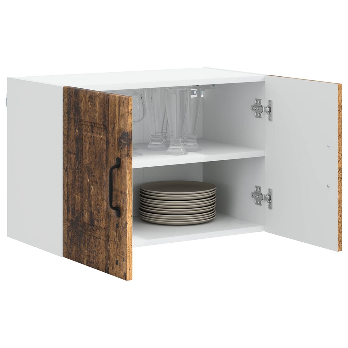 vidaXL Πάνελ πλυντηρίου πιάτων Kalmar 2 pcs Παλιό ξύλο 60 x 31 x 40 εκ