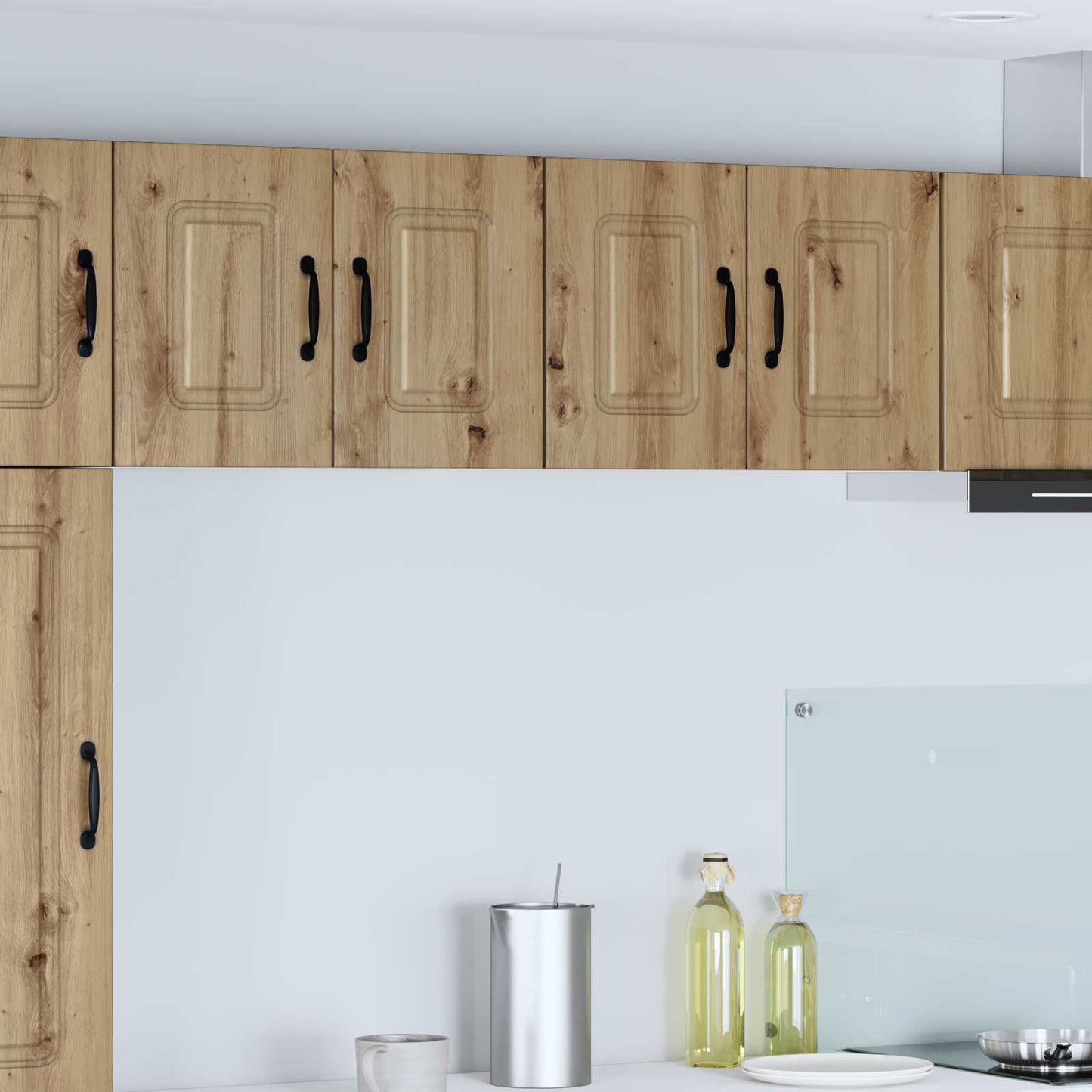 vidaXL Πάνελ πλυντηρίου πιάτων με αποθήκευση Kalmar 2 pcs Artisan Oak
