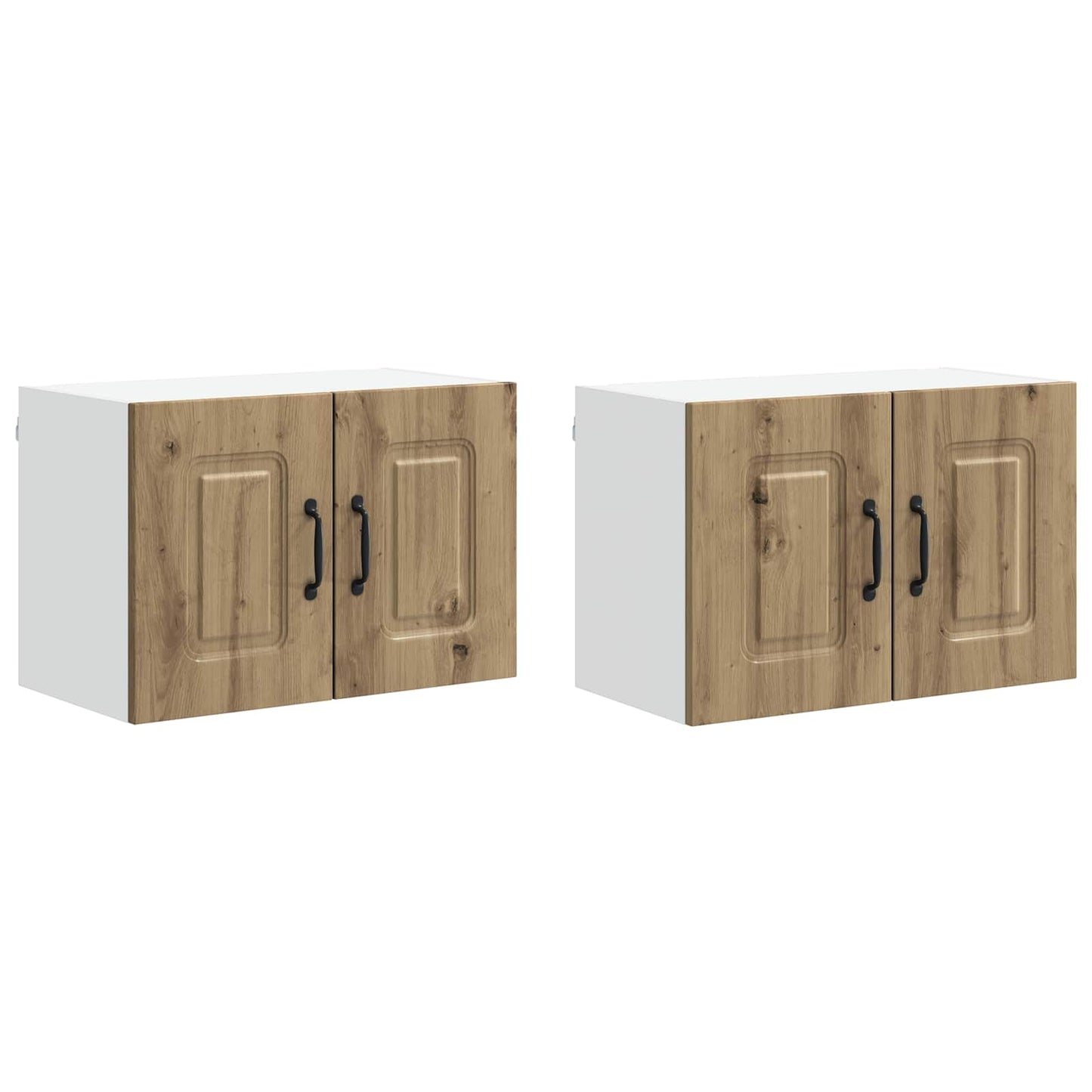 vidaXL Πάνελ πλυντηρίου πιάτων με αποθήκευση Kalmar 2 pcs Artisan Oak