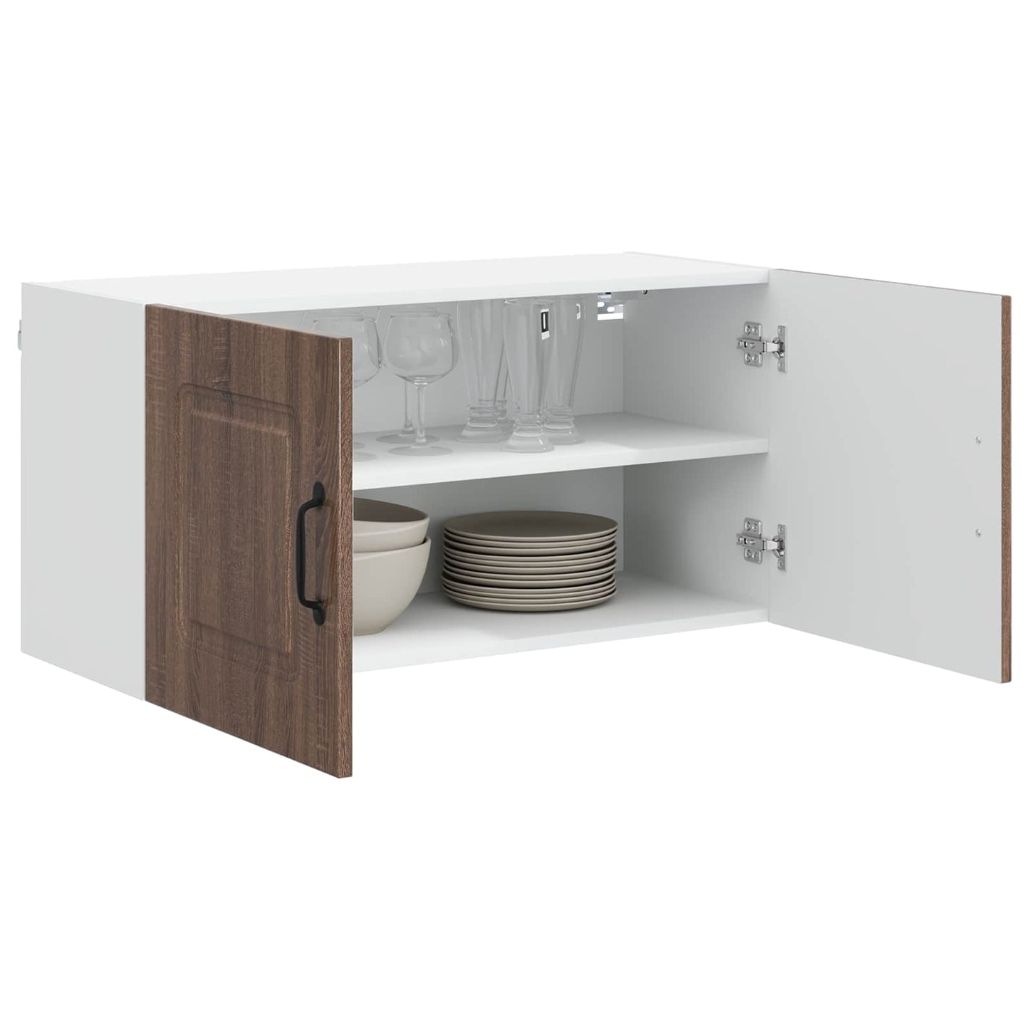 vidaXL Πάνελ πλυντηρίου πιάτων Kalmar Καφέ δρυς 80 x 31 x 40 εκ