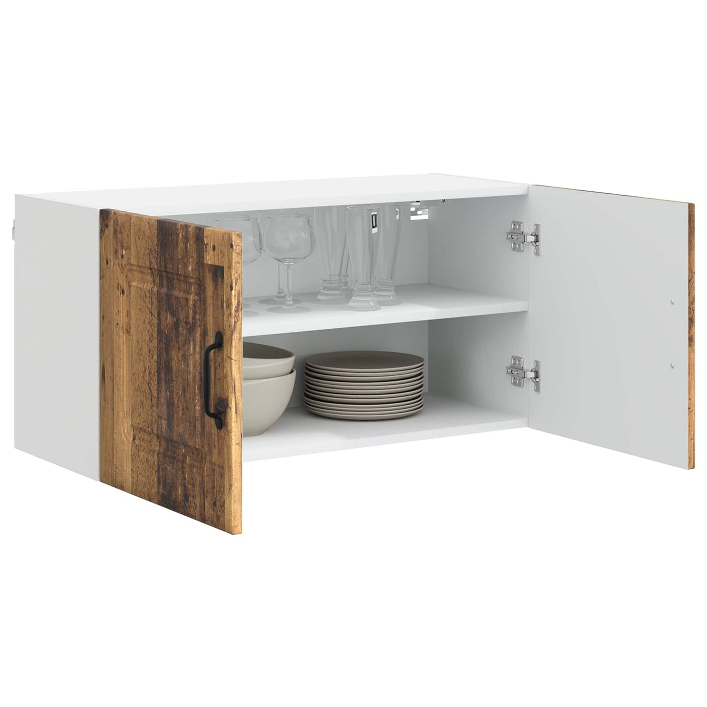 vidaXL Πάνελ πλυντηρίου πιάτων Kalmar Παλιό ξύλο 80 x 31 x 40 εκ